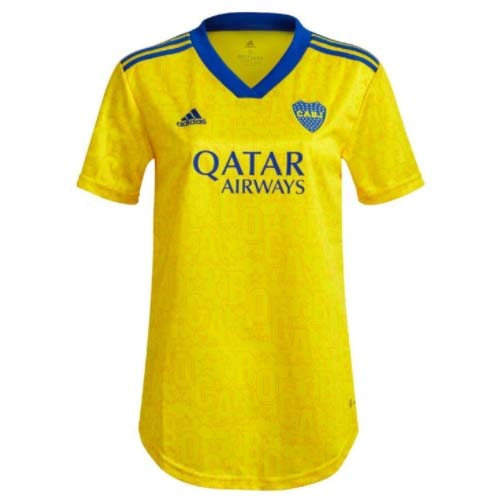 Tailandia Camiseta Boca Juniors 3ª Mujer 2022-2023 Amarillo